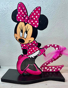 Minnie Centerpiece stand up character shelf sitter