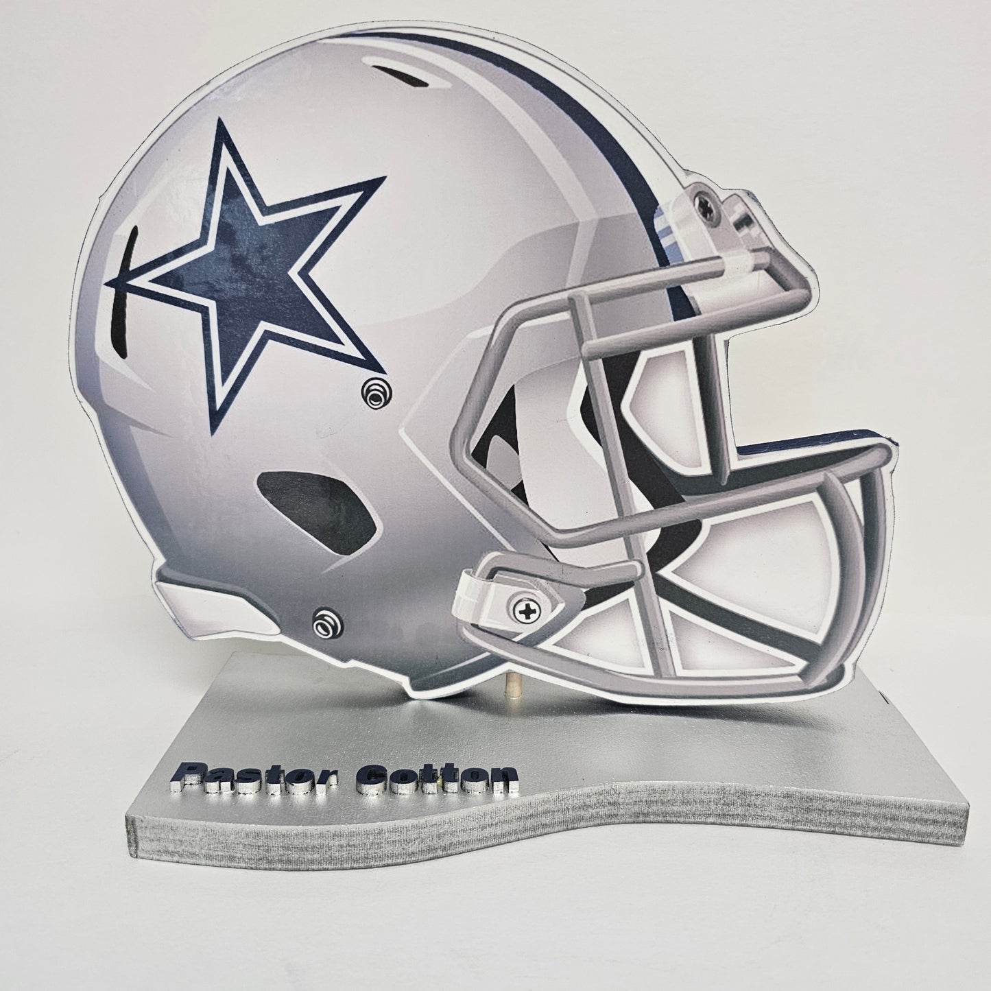 Cowboys Helmet Party event decoration stand up plaque