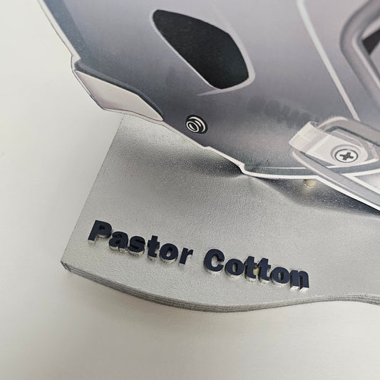 Cowboys Helmet Party event decoration stand up plaque