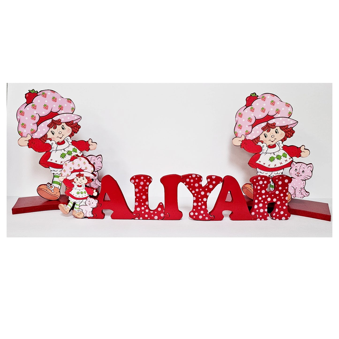 Strawberry Shortcake Personalized Puzzle Name Plaque