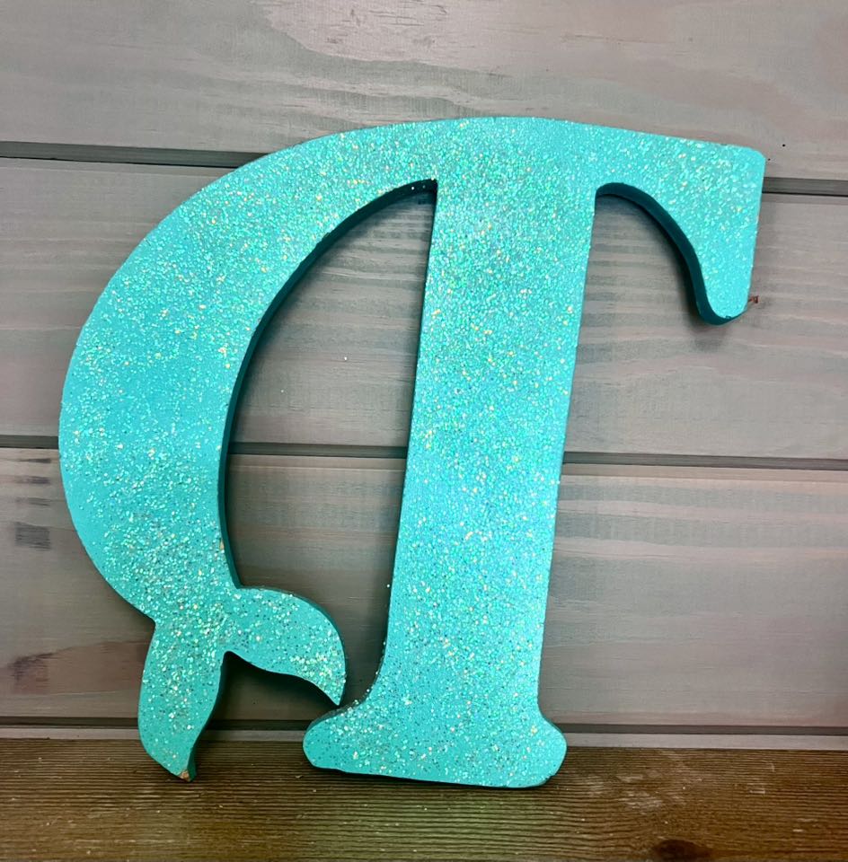 Glitz and Glam Mermaid Letters