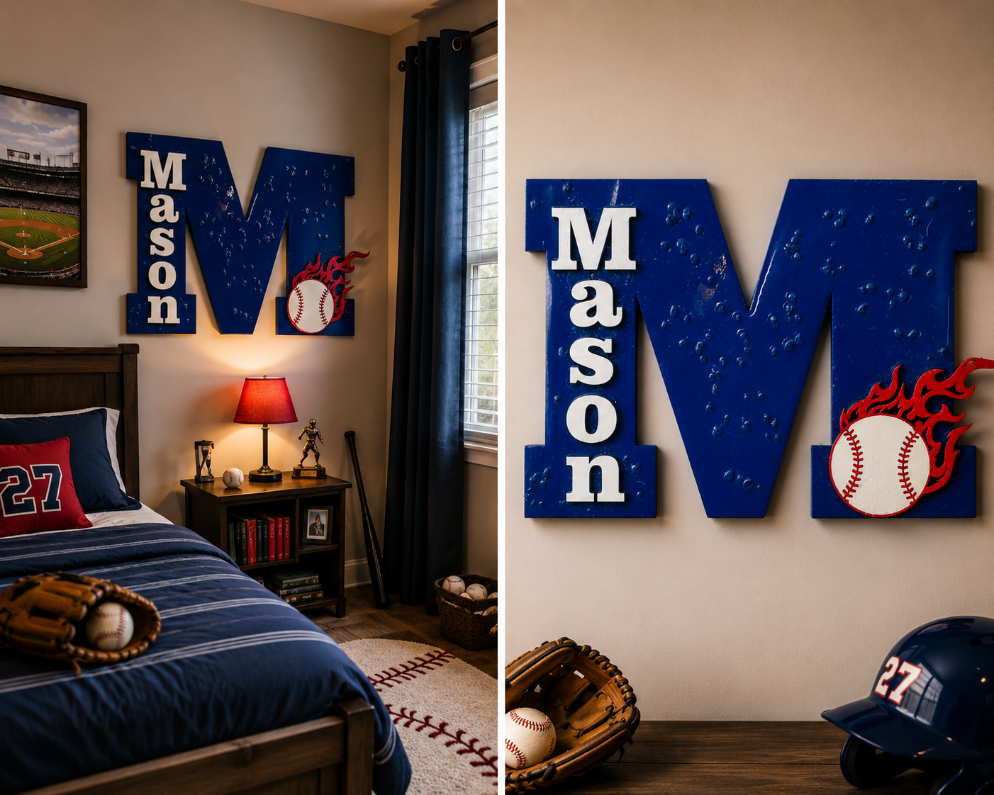 Baseball Personalized Letters