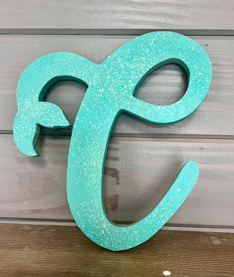 Glitt and Glam Mermaid letters