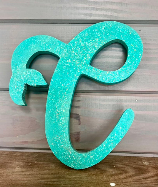 Glitt and Glam Mermaid letters