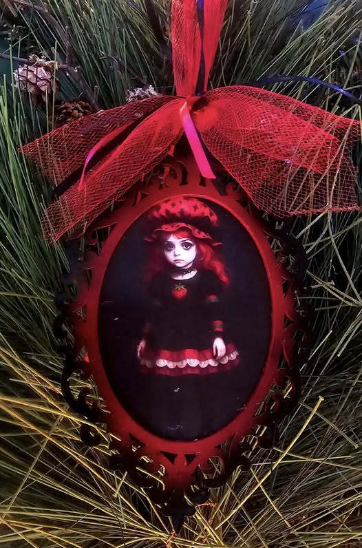 Strawburied Shortcake ornament ,