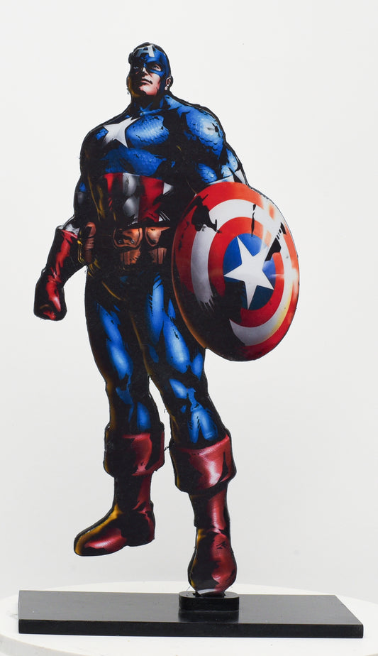 Captain America Stand up Personalized Birthday Decor