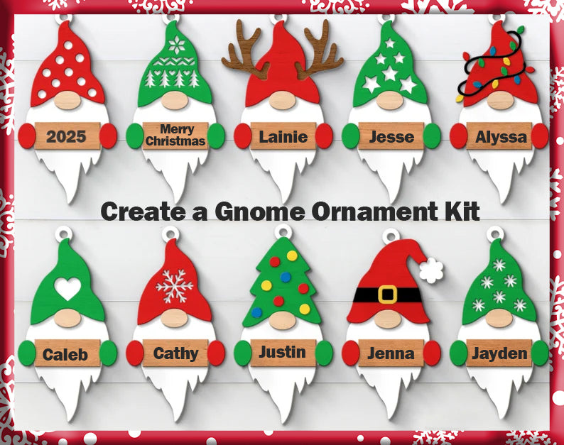 Create a Gnome Ornament Kit