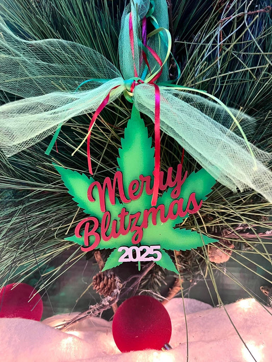 🌿 Merry Blitzmas 2025 Ornament – High Spirits & Holiday Cheer! 🎄